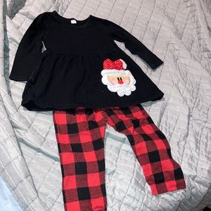 Christmas little girls outfit